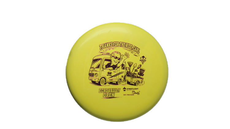 Dynamic Discs 2026 Echo Valley Open Classic Blend Lemon Scented Judge Putter Front View