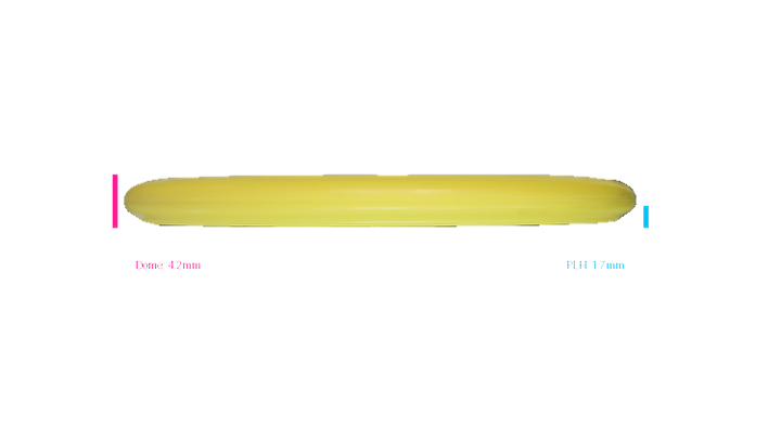 Dynamic Discs 2026 Echo Valley Open Classic Blend Lemon Scented Judge Putter Profile View