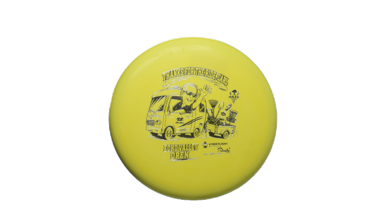 Dynamic Discs 2026 Echo Valley Open Classic Blend Lemon Scented Judge Putter Front View