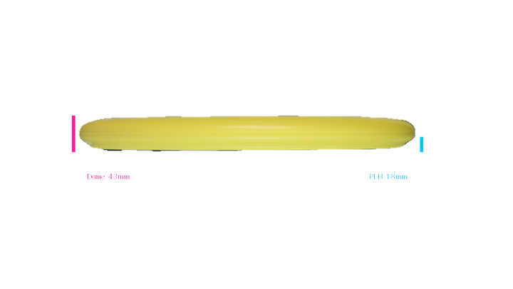 Dynamic Discs 2026 Echo Valley Open Classic Blend Lemon Scented Judge Putter Profile View