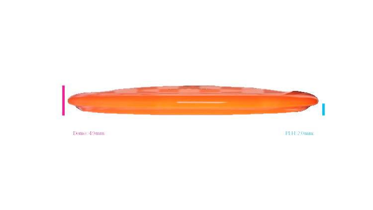 Dynamic Discs Lucid Burst Moonshine Evidence Midrange Profile View