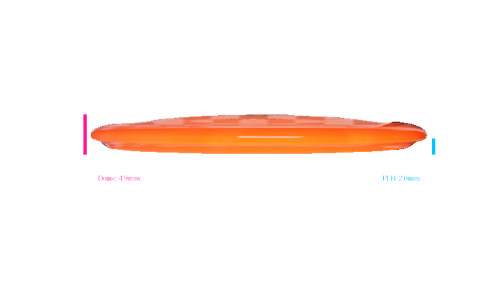 Dynamic Discs Lucid Burst Moonshine Evidence Midrange Profile View