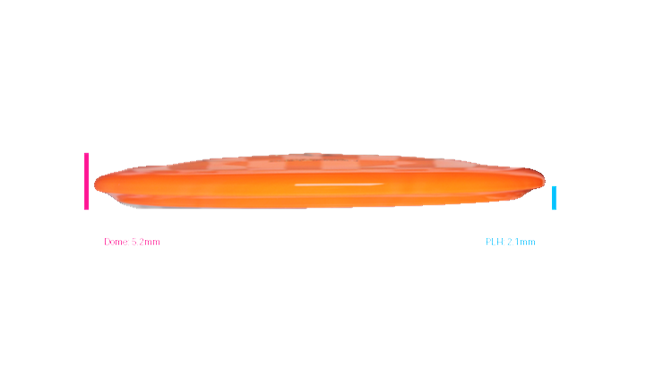 Dynamic Discs Lucid Burst Moonshine Evidence Midrange Profile View