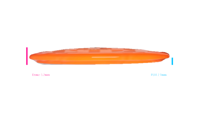 Dynamic Discs Lucid Burst Moonshine Evidence Midrange Profile View