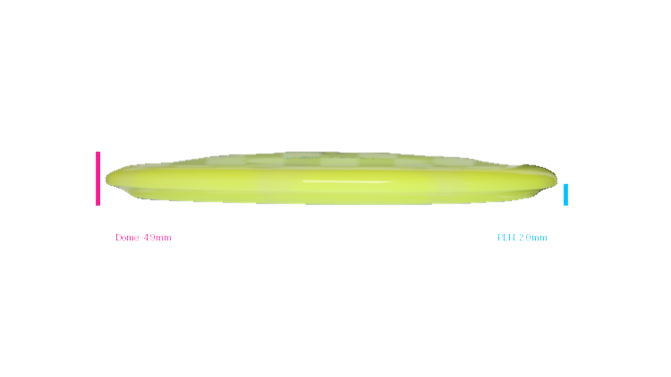 Dynamic Discs Lucid Burst Moonshine Evidence Midrange Profile View