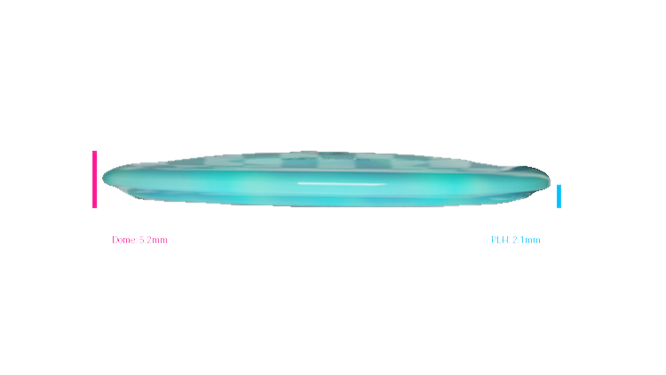 Dynamic Discs Lucid Burst Moonshine Evidence Midrange Profile View