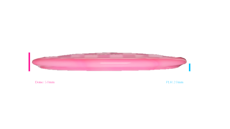 Dynamic Discs Lucid Burst Moonshine Evidence Midrange Profile View