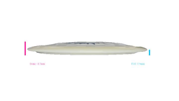 Kastaplast 2026 Clay Edwards Tour Series K1 Hard Glow Guld Distance Driver Profile View