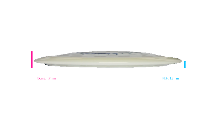 Kastaplast 2026 Clay Edwards Tour Series K1 Hard Glow Guld Distance Driver Profile View