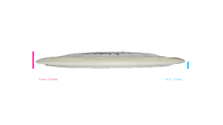 Kastaplast 2026 Clay Edwards Tour Series K1 Hard Glow Guld Distance Driver Profile View
