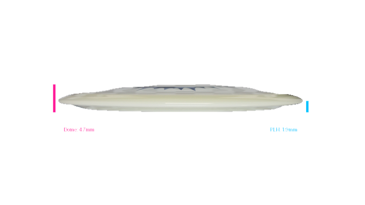 Kastaplast 2026 Clay Edwards Tour Series K1 Hard Glow Guld Distance Driver Profile View