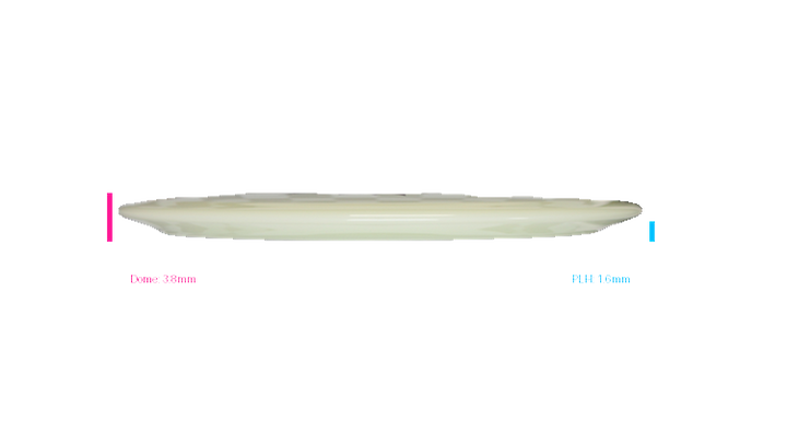 Kastaplast 2026 Fritiof Fagergren Tour Series K1 Hard Glow Stal Fairway Driver Profile View
