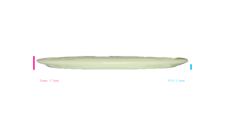 Kastaplast 2026 Fritiof Fagergren Tour Series K1 Hard Glow Stal Fairway Driver Profile View