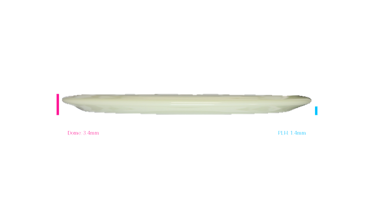 Kastaplast 2026 Fritiof Fagergren Tour Series K1 Hard Glow Stal Fairway Driver Profile View