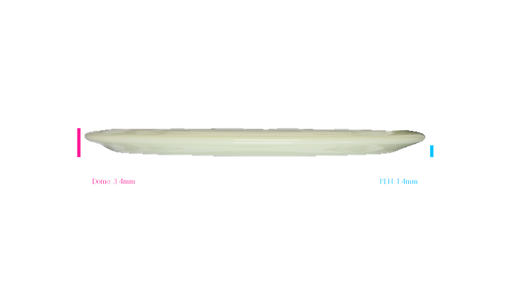 Kastaplast 2026 Fritiof Fagergren Tour Series K1 Hard Glow Stal Fairway Driver Profile View