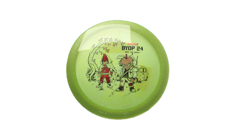 Innova 2026 BYOP Bad Apple Moondust Champion Firebird Fairway Driver Front View