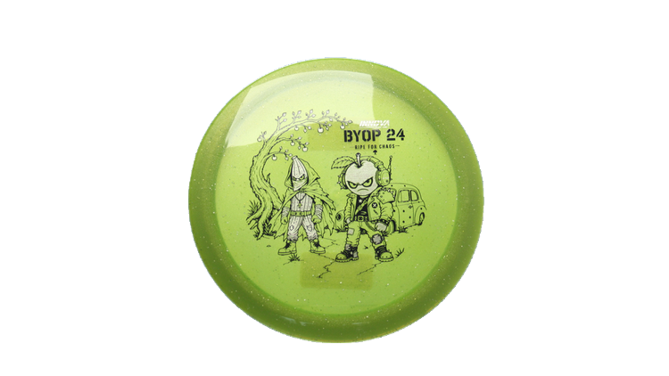 Innova 2026 BYOP Bad Apple Moondust Champion Firebird Fairway Driver Front View