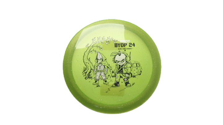 Innova 2026 BYOP Bad Apple Moondust Champion Firebird Fairway Driver Front View