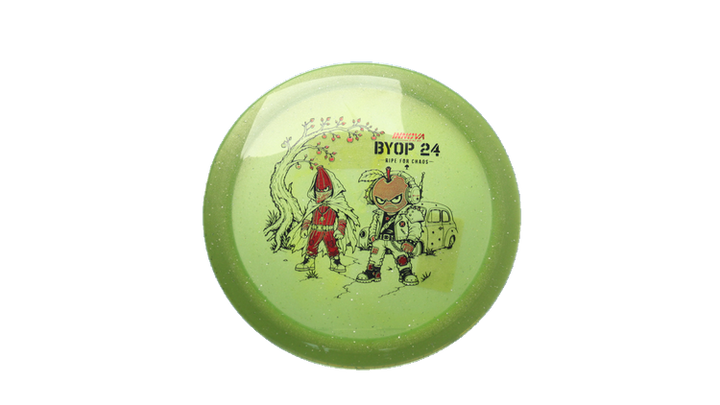 Innova 2026 BYOP Bad Apple Moondust Champion Firebird Fairway Driver Front View