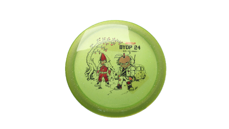 Innova 2026 BYOP Bad Apple Moondust Champion Firebird Fairway Driver Front View