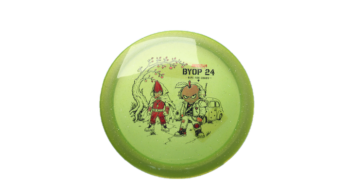 Innova 2026 BYOP Bad Apple Moondust Champion Firebird Fairway Driver Front View
