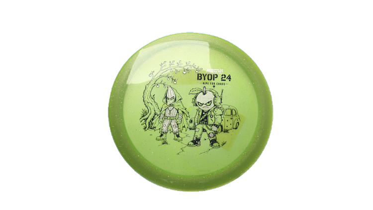Innova 2026 BYOP Bad Apple Moondust Champion Firebird Fairway Driver Front View