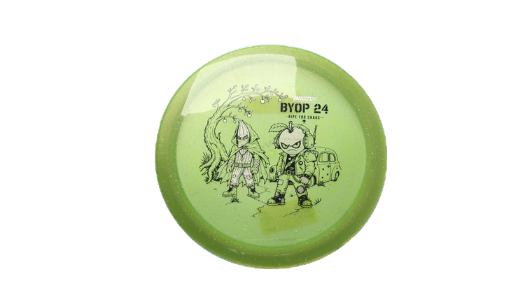 Innova 2026 BYOP Bad Apple Moondust Champion Firebird Fairway Driver Front View