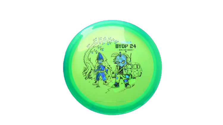 Innova 2026 BYOP Bad Apple Halo Champion Eagle L Fairway Driver Front View