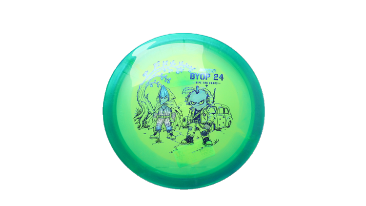 Innova 2026 BYOP Bad Apple Halo Champion Eagle L Fairway Driver Front View