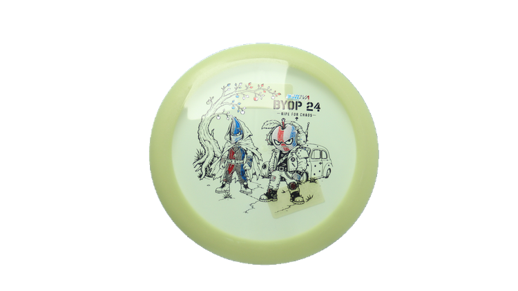 Innova 2026 BYOP Bad Apple Proto Glow Champion Gorgon Distance Driver Front View