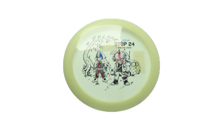 Innova 2026 BYOP Bad Apple Proto Glow Champion Gorgon Distance Driver Front View