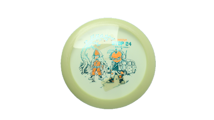 Innova 2026 BYOP Bad Apple Proto Glow Champion Gorgon Distance Driver Front View