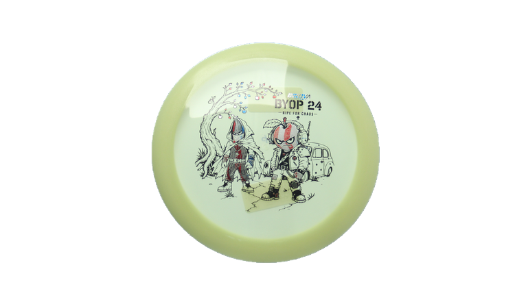 Innova 2026 BYOP Bad Apple Proto Glow Champion Gorgon Distance Driver Front View