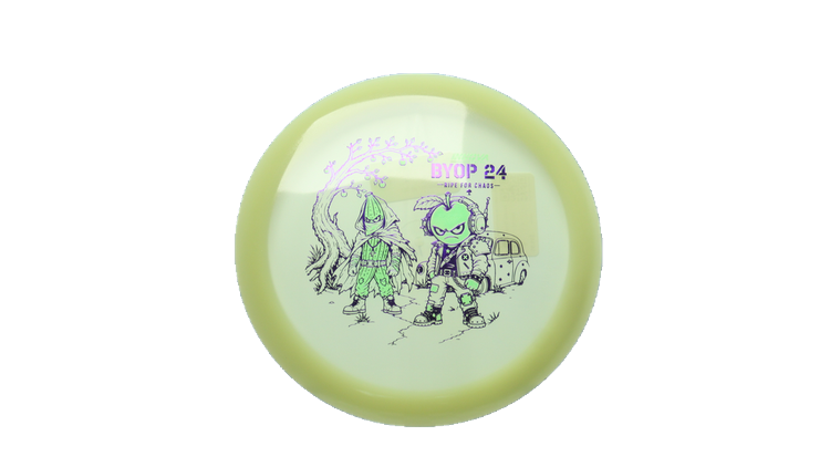Innova 2026 BYOP Bad Apple Proto Glow Champion Roadrunner Fairway Driver Front View