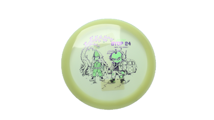 Innova 2026 BYOP Bad Apple Proto Glow Champion Roadrunner Fairway Driver Front View