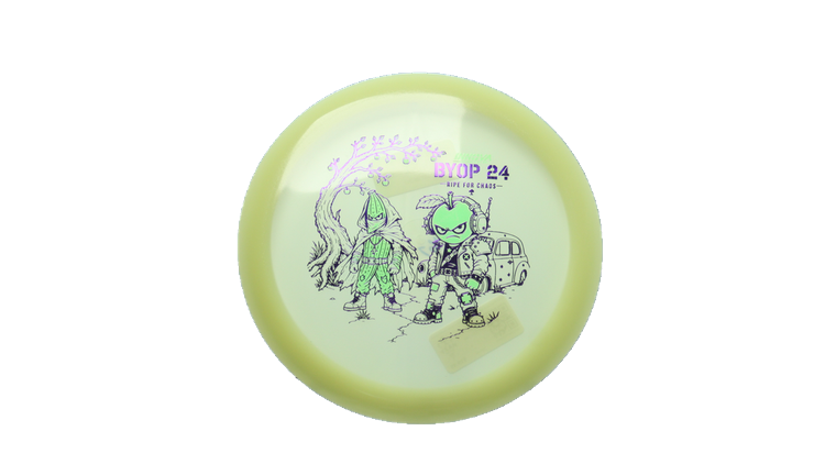 Innova 2026 BYOP Bad Apple Proto Glow Champion Roadrunner Fairway Driver Front View