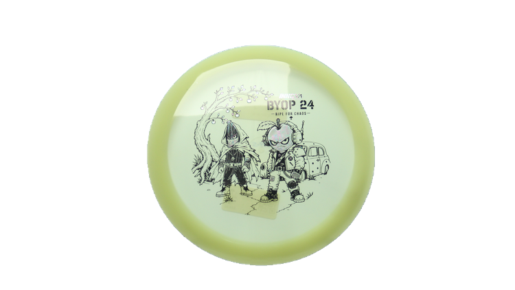 Innova 2026 BYOP Bad Apple Proto Glow Champion Roadrunner Fairway Driver Front View