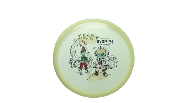Innova 2026 BYOP Bad Apple Proto Glow Champion Toro Midrange Front View
