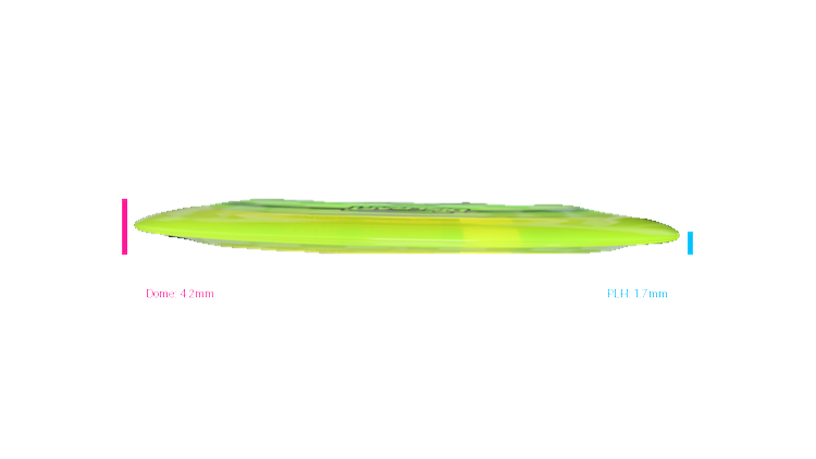 Discraft Ricky Wysocki Signature Series Z Nuke Distance Driver Profile View