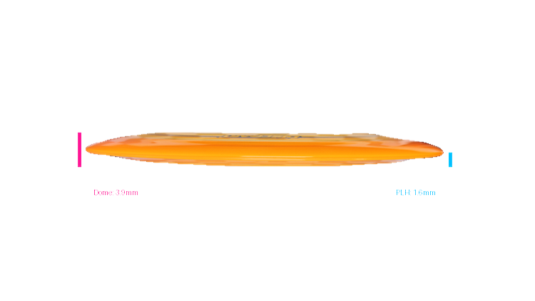 Discraft Ricky Wysocki Signature Series Z Nuke Distance Driver Profile View