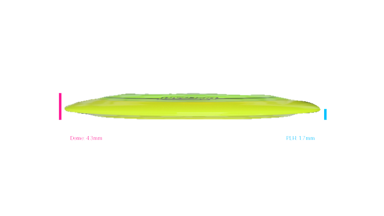 Discraft Z Lite Nuke Distance Driver Profile View