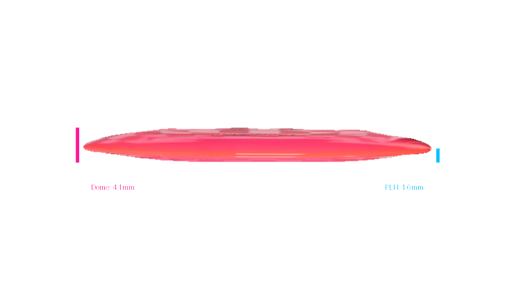 Discraft Z Lite Nuke Distance Driver Profile View