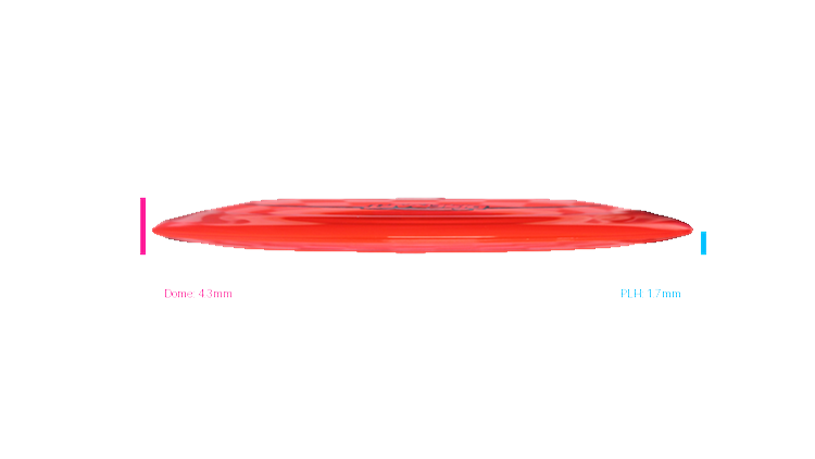 Discraft Z Lite Scorch Distance Driver Profile View