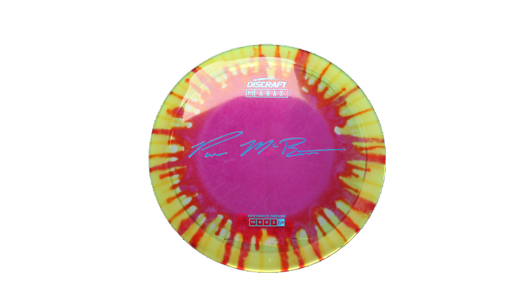 Discraft Paul McBeth Fly Dye Z Anax Distance Driver Front View