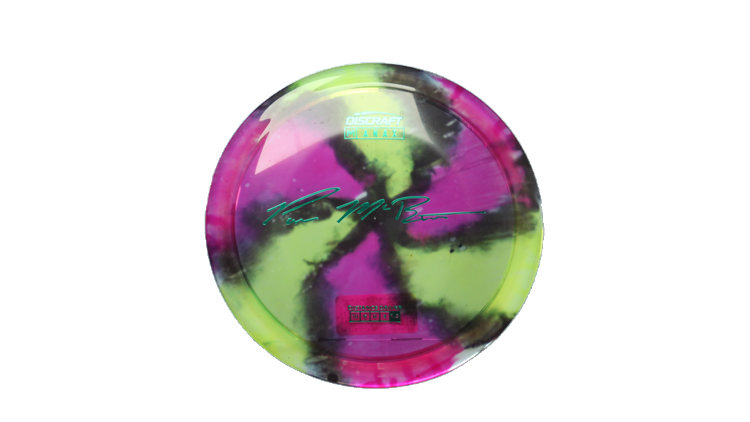 Discraft Paul McBeth Fly Dye Z Anax Distance Driver Front View