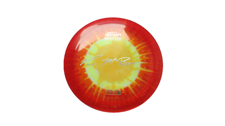 Discraft Paul McBeth Fly Dye Z Hades Distance Driver Front View