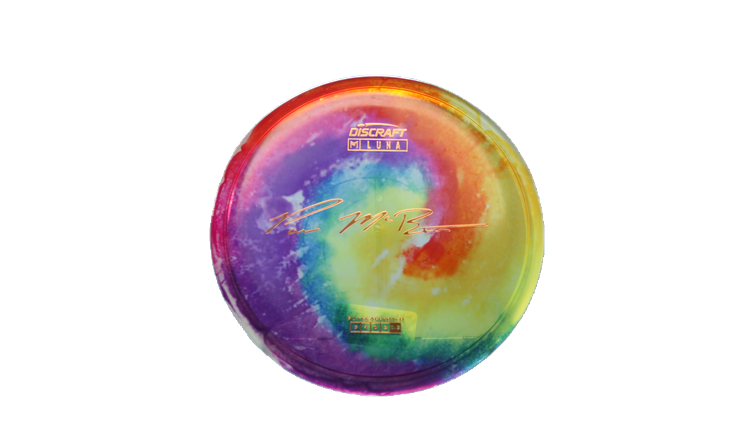 Discraft Paul McBeth Fly Dye Z Luna Putter Front View