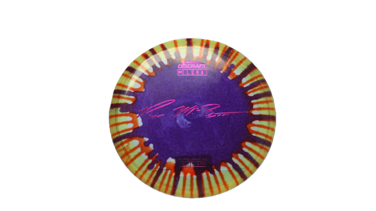Discraft Paul McBeth Fly Dye Z Luna Putter Front View