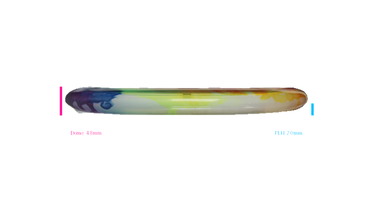 Discraft Paul McBeth Fly Dye Z Luna Putter Profile View