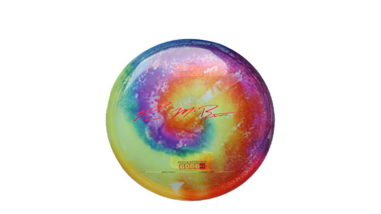 Discraft Paul McBeth Fly Dye Z Luna Putter Front View